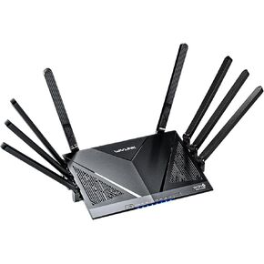 WAVLINK AX6000 WiFi 6 Mesh Router with 2.5G Port, 2025 6.0 Gbps Gigabit Wireless Internet Router, Coverage 2,500 sq.ft., 256 Devices, 8 High Gain Antennas, OpenVPN, WPA3, Parental Control, QoS