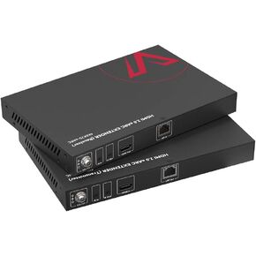 eARC HDMI Extender, 4K@60Hz Over CAT5e/6/6a/7 Ethernet Cable up to 230ft/70m, Enhanced ARC