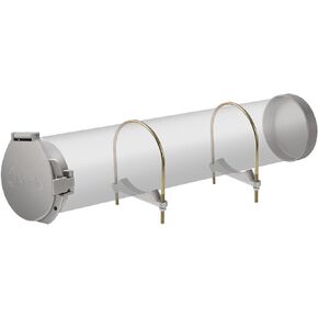 طقم الناقل القناة تناسب 6 بوصات PVC Pipe Security تم ترقية PVC القناة الحاملة سقف سقف الملحقات لرفع شحن أجهزة التثبيت شملت رف الأنابيب لتوفير تخزين إضافي