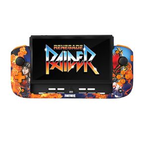 CRKD Nitro Deck+ Handheld Pro Controller for Nintendo Switch & OLED Model - TV Dockable - Programmable Sidekicks & Back Buttons - True Collection System (Renegade Raider Fortnite Edition)