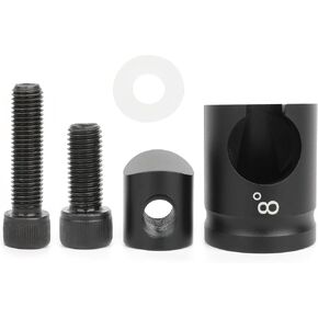 AMEYXGS Archery Quick Disconnect Matte Black 0/5/8/10 Degree for Compound&Recurve Bow Stabilizer Hunting or Target Practice