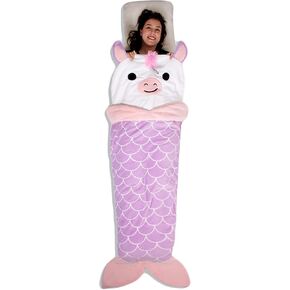Gilbins Plush Ultra-Soft Fleece Snuggle-in Sleeping Bag Blanket for Lounging, Sleepovers, Gifts, Camping & Car Trips (Taco Blanket)