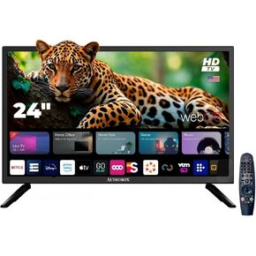 Audiobox TV-240SD 24-Inch Smart LED HDTV for RV, Camping | Magic Remote, webOS Hub, Bluetooth, Dual-Band WiFi, & 12V AC/DC Compatibility