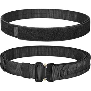 Quick Release COBRA Buckle EDC MOLLE Utility Belt 2in1 Tactical Heavy Duty Gun Belt Law Enforcement for Men Women