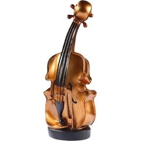 Violin Sculptures, Musical Instrument Models, Table Decor, Shelf Decor Music Home Decor,Resin Handcrafted Figurine for Home Decoration