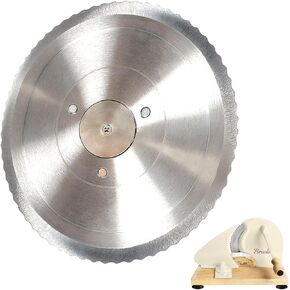 6.69" Diameter Replacement Blade with Serrated Edges for Easy Cutting, Replacement for Brvclon Bread Slicer