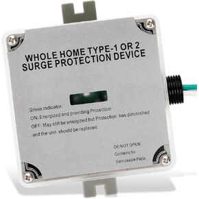 1240RC3 Whole Home Surge Protection Device, Whole Home Type1/2 Surge Protector - 50kA Panel Mount SPD w/Dual-Rated Protection, Gray