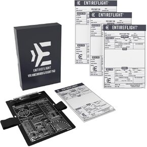 VFR NotePads, Pilot Kneeboard Box Set for Pilots Bundle - Aviation Gear, Premium Aviation Flight Pad, Pilot Kneeboard Accessories for Pilots