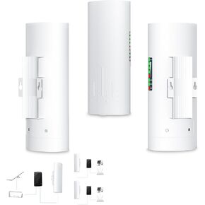 Point to Multipoint Outdoor Internet Long Range Wireless Bridge for Starlink Gen 3 Router, Starlink WiFi Extender, IP65 Waterproof, 5.8GHz 3KM 100Mbps with 16dBi High Gain Antenna, 3 Pack