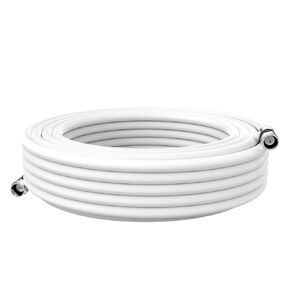 60ft RG6 Coaxial Cable, F-Male Connector, Replacement for Cell Phone Signal Booster, Cable TV, Antenna and Satellite