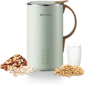 Automatic Nut Milk Maker, 20 oz Soy Milk Maker, Homemade Almond, Oat, Coconut, Soy, Plant-Based Milk and Dairy Free Beverages, Almond Milk Maker with Delay Start/Boild Water/Self Clean - Green
