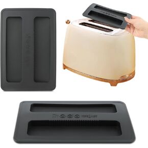 2 Pack Toaster Cover,2 Slice Silicone Toaster Du-st Covers,Bread Machine Cover Protector,Kitchen Bread Maker Lid,Reusable Top Cover for Bread Sandwich Machine