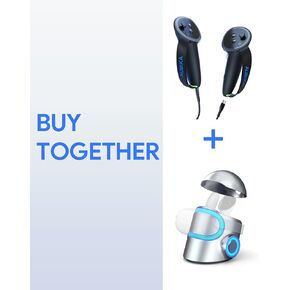 Aubika for Meta Quest 3 Accessories Set,CyberCore by AUBIKA, Next-Gen VR Charging Dock and Rechargeable Controller Grips