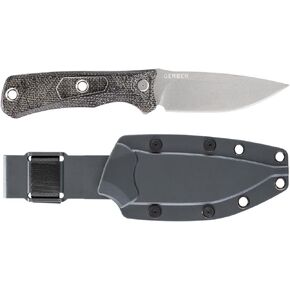قافلة Gerber Gear قافلة الثابتة + غمد ، Micarta [1066481] ، رمادي