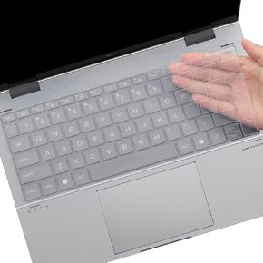 Keyboard Cover for hp Envy 2-in-1 Laptop 16-ad 16-ad0097nr,16t-ac 16t-ac00016 Inch Laptop, US English Layout Keyboard Cover Skin Protector -Black
