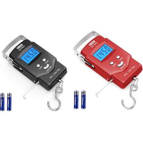 Dr.meter PS01 Fishing Scale, Black + Red