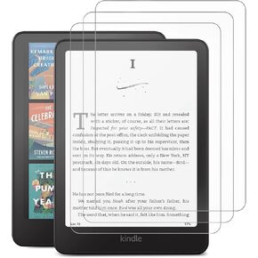 CoBak 2 Pack HD Screen Protector for 7" Kindle Paperwhite 12th Gen 2024 & Kindle Colorsoft Signature Edition, Kobo Aura 2 - High Clarity, Fingerprint Resistant - PET Film-6
