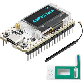 1PCS ESP32 LoRa V3 Boards with 915MHz Antenna SX1262, CP2102, 0.96-inch OLED, WiFi, Bluetooth,Compatible with Arduino & LoRaWAN & Meshtastic IoT (USB C Port)