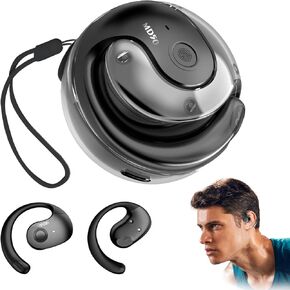 Translation Earbuds Real Time, Ai Translator Earbuds Bluetooth Wireless - Supports 144+ Languages, Over-Ear AI Headphones for iOS and Android, Ideal for Travel and Business (Black)