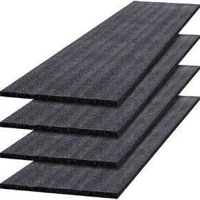 4 Pcs Polyethylene Foam Sheet Apart Insert Pad Cushion Foam Packing Cuttable Craft for Toolbox Case Storage Camera DIY Crafts Projects Organization (54 x 16 x 1 Inch)