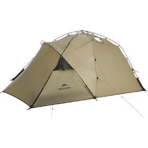Naturehike Massif Hot Tent with Stove Jack, 4 Season Tent, 1/2/4 Person Camping Tent, UPF50+ Waterproof Windproof Winter Tent with Room and Hall