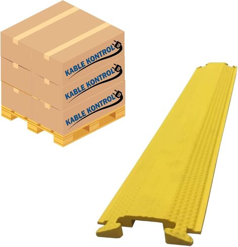 Kable Kontrol إسقاط فوق غطاء الحبل الأرضي - كابل قناة طوله 36 بوصة أو حامي سلك - منحدر مطاطي للاستخدام الداخلي والخارجي - أسود in Kuwait