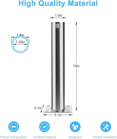 KINEEPLE Heavy Duty Steel for Starlink Short Wall Mount,Starlink Pole Mount,Starlink Roof Wall Mounting kit Compatible with Star Link Gen2 Rectangular Dish Pipe Adapter and Pole Mount Kits in Saudi Arabia