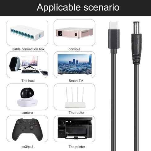 5.5x2.1mm to 3.5x1.35mm Surveillance Camera Cable, 5.5x2.1mm to 3.5x1.35mm Male to Female DC Adapter Made for LED Light Strip, CCTV Camera, Audio Mixing, Recording Equipment in Kuwait