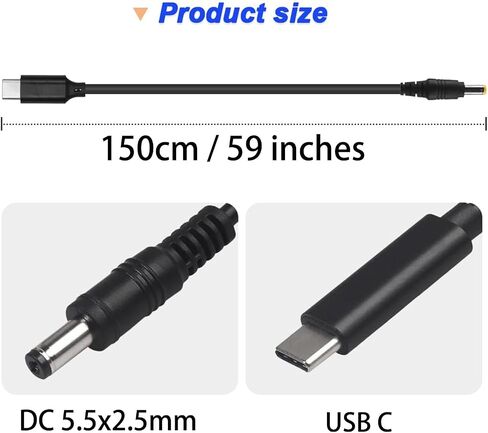 5.5x2.1mm to 3.5x1.35mm Surveillance Camera Cable, 5.5x2.1mm to 3.5x1.35mm Male to Female DC Adapter Made for LED Light Strip, CCTV Camera, Audio Mixing, Recording Equipment in Kuwait
