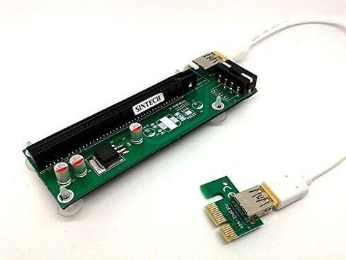 Sintech مرنة PCI Express X1 إلى X16 Riser Cable 15cms in Kuwait