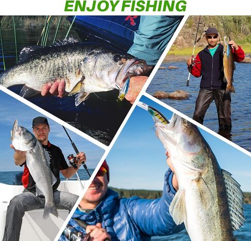 2 Layers Fishing Lures Tackle Box with Tackle Included, 193/255pcs Fishing Lures Kit, Contains Hooks, Jigs, Soft Lure, Detailed Manual, Accessories, Comprehensive Bait Lure Gifts in Kuwait