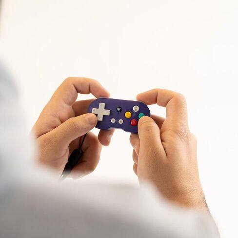 CRKD Atom - وحدة تحكم في سلسلة المفاتيح القابلة للتحصيل لـ Nintendo Switch و PC و Mac و Mobile و Smart TV (Retro Purple) in Kuwait