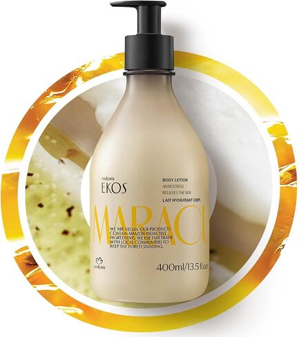 natura - Ekos Tukumã Replenishing Body Lotion - Vegan Skin Care - Moisturize & Improve Skin Texture - Boost Hyaluronic Acid - Brazilian Beauty Secrets - Self Care & Body Care - 13.5 fl oz (400ml) in Saudi Arabia