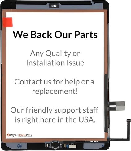 for iPad 6th Generation Screen Replacement Glass Touch Digitizer Premium Kit (9.7" 6th Gen 2018, A1893 A1954) + Home Button, Tools, Adhesive, QuickStart Guide + Video - White in Saudi Arabia