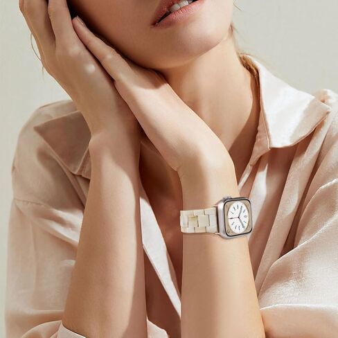 راتنج ساعة فرقة متوافقة مع فرقة Apple Watch للنساء 38 مم 40 مم 41 مم سلحفاة سوار معصم المعصم المعدني للسلحف in Saudi Arabia