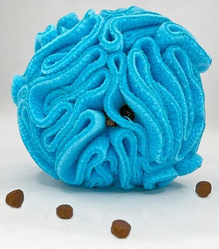 Puppy and Small Breed Snuffle Interactive Foraging Dog Puzzle Ball Toy Pink in Saudi Arabia