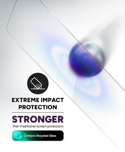 ZAGG InvisibleShield Glass+ Screen Protector – High-Definition Tempered Glass Made for Apple iPhone 11 – Impact & Scratch Protection in Saudi Arabia