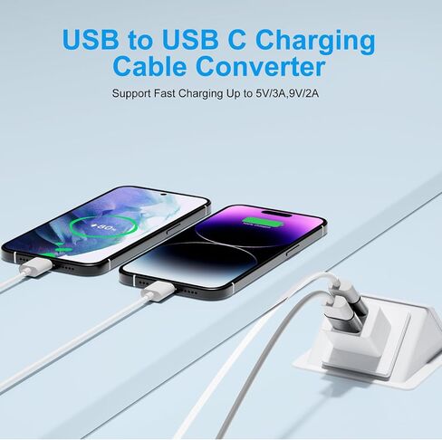 USB to USB C Adapter 10 Pack,USBC to USB Adapter,USBA to USBC Adapter,TypeC to USBA Male Female OTG Converter for iPhone 16 15,MacBook,PS5,Phones,Charger,Grey in Saudi Arabia