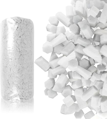 5 lb Shredded Memory Foam Filling Colored, Premium Soft Bean Bag Filler for Pillow Stuffing Bean Bag Chair Couch Cushion Filling and Dog Bed Fill, Hexagonal granular Gel Particles in Saudi Arabia