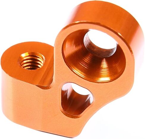 CNC Aluminum Metal Clutch Fixed Mount for 1/5 RC Car HPI rv Baja 5b 5t 5sc SS Engine Upgrade Part (Orange) in Saudi Arabia