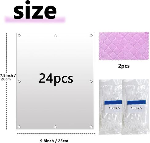 12 Pcs Pet Cage Liner Protection 10 × 8'' Rabbit Cage Urine Guard Side Lining Shield Covers Prevent Scatter for Guinea Pig Bunny Hedgehog Hamster Small Animals in Saudi Arabia