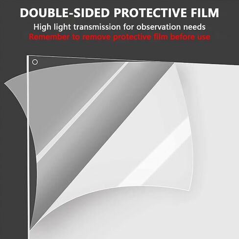 12 Pcs Pet Cage Liner Protection 10 × 8'' Rabbit Cage Urine Guard Side Lining Shield Covers Prevent Scatter for Guinea Pig Bunny Hedgehog Hamster Small Animals in Saudi Arabia