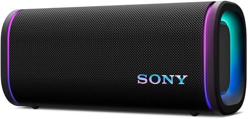 Sony ULT Field 5 Wireless Portable Bluetooth Speaker, IP67 Waterproof, Dustproof, and Rustproof with Enhanced Bass, 25 Hour Battery, 360° Party Light, and Shoulder Strap (SRSULT50B), Black in Saudi Arabia
