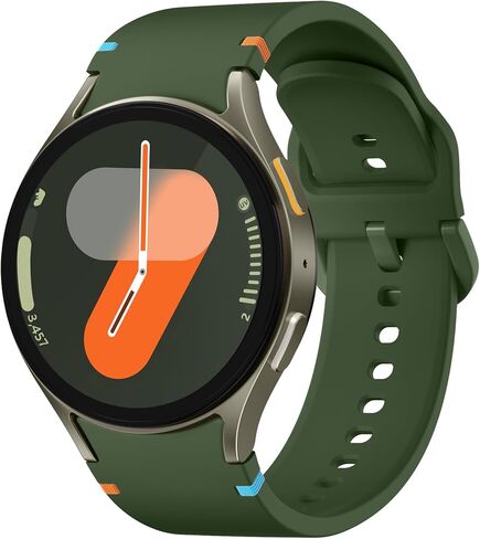 Daqin No Gap Sport Band متوافق مع Samsung Galaxy Watch 7 Band 40mm 44mm ، حزام سيليكون ناعم 20 مم لـ Galaxy Watch 6 4 5 Band 40mm 44mm/6 Classic 47mm 43mm/4 Classic/5 Pro/Galaxy Fe for Men Women in Kuwait