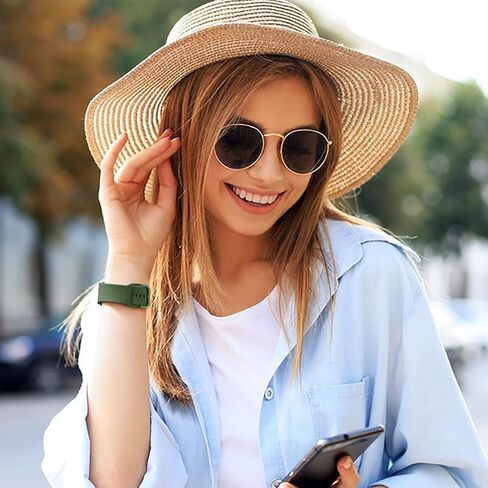 Daqin No Gap Sport Band متوافق مع Samsung Galaxy Watch 7 Band 40mm 44mm ، حزام سيليكون ناعم 20 مم لـ Galaxy Watch 6 4 5 Band 40mm 44mm/6 Classic 47mm 43mm/4 Classic/5 Pro/Galaxy Fe for Men Women in Kuwait
