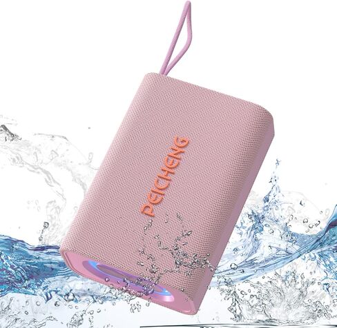 Speaker, Portable Wireless Bluetooth Speakers, Waterproof Loud Stereo Sound with RGB Lights TWS Paire Long Playtime for Home/Party/Outdoor, Electronic Gadgets (1PCS, Gray) in Kuwait
