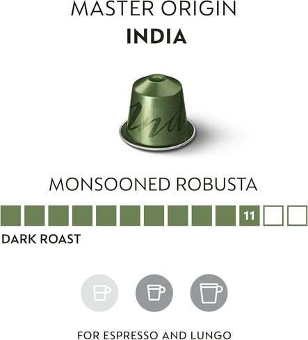 Nespresso Capsules Original Line, Indonesia Master Origin, Dark Roast Coffee, 50 Count Coffee Pods in Saudi Arabia
