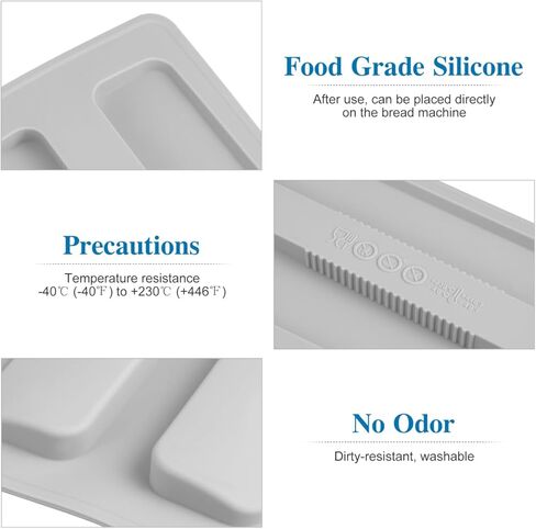 غطاء محمصة Aboofan Cover Cover Cover Silicone Coasts ، 27.4cm 2 شرائح محمصة الخبز غطاء محمصة غطاء أجهزة المحمصة لآلة الخبز الإكسسوارات الرمادية in Kuwait