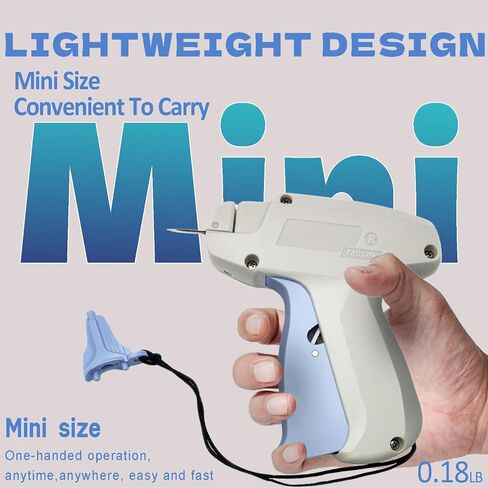 Mini Stitch Gun Speedy Fixer with 6 Needles for Clothing and Quilt Holder, 3500 Pcs(1500 White 5mm & 1500 Black 5mm & 200 10mm & 20/30/40/mm Each 100) Fasteners, Tagging Gun for Clothes, Pink in Saudi Arabia