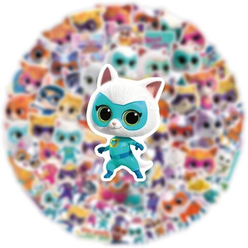 Cartoon Wicked Stickers 60Pcs for Laptop Water Bottle Bike Skateboard Luggage Computer Vinyl Decals Stickers Decor. (B) in Saudi Arabia